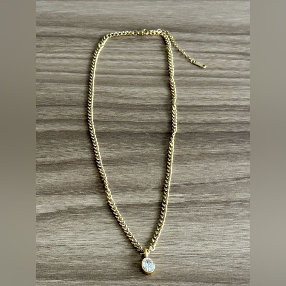 Diamond necklace Q638 - Picture 4 of 6